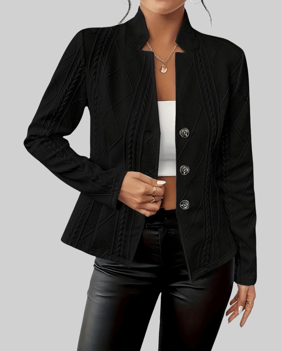 Rosalie | Textured Knit Blazer