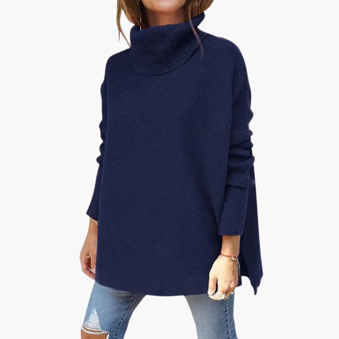 Beatrice | Jersey de cuello vuelto oversize
