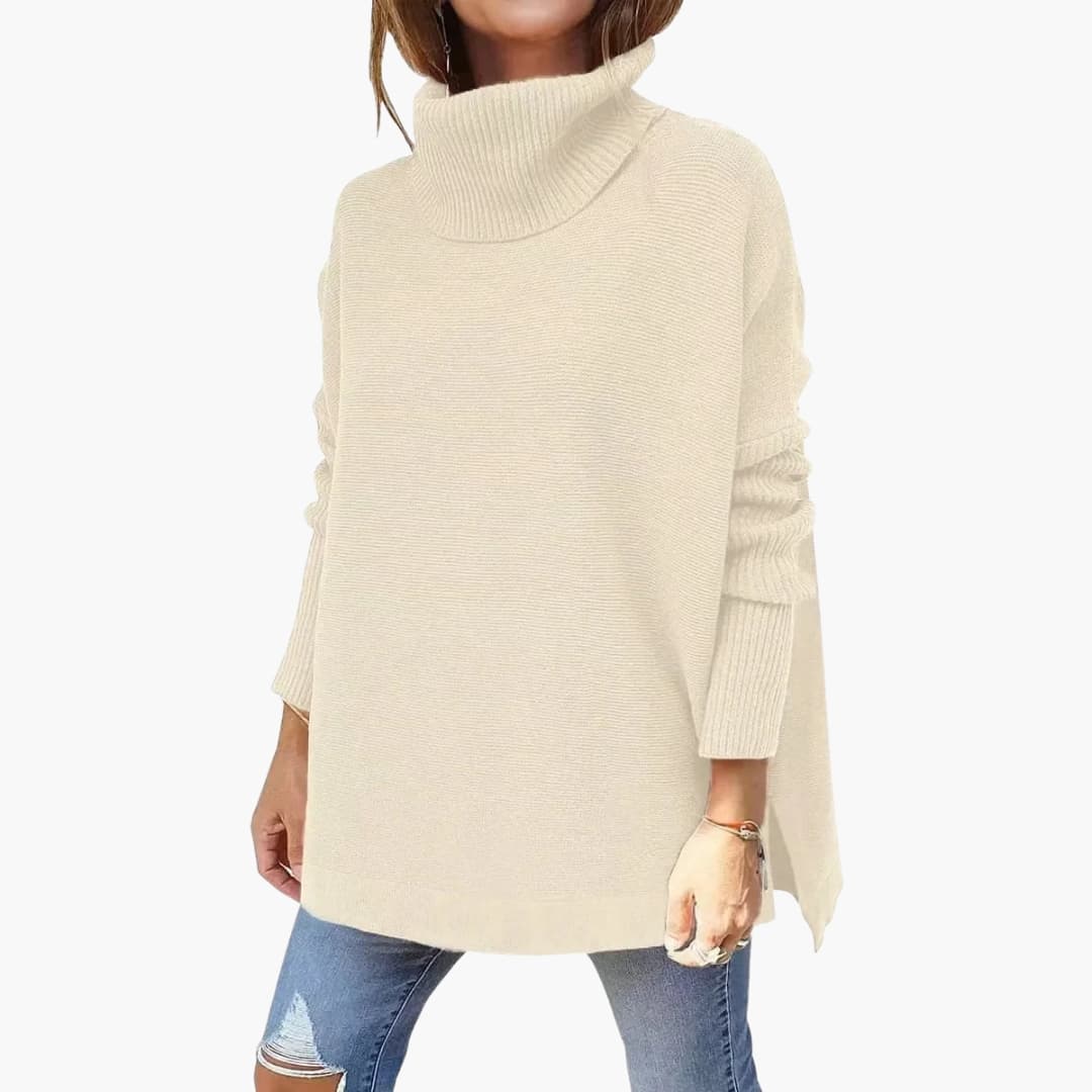 Beatrice | Jersey de cuello vuelto oversize