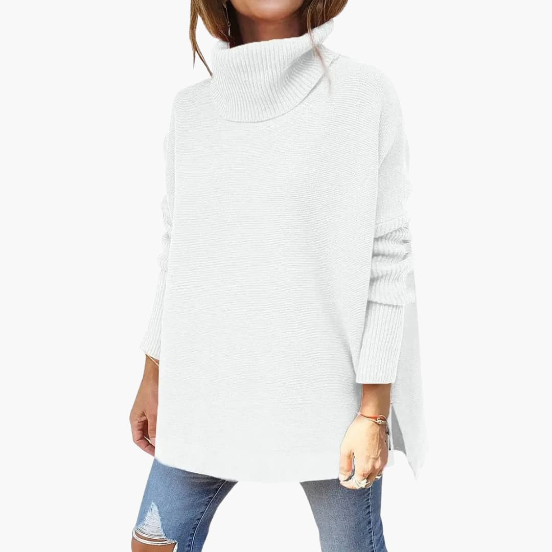 Beatrice | Jersey de cuello vuelto oversize