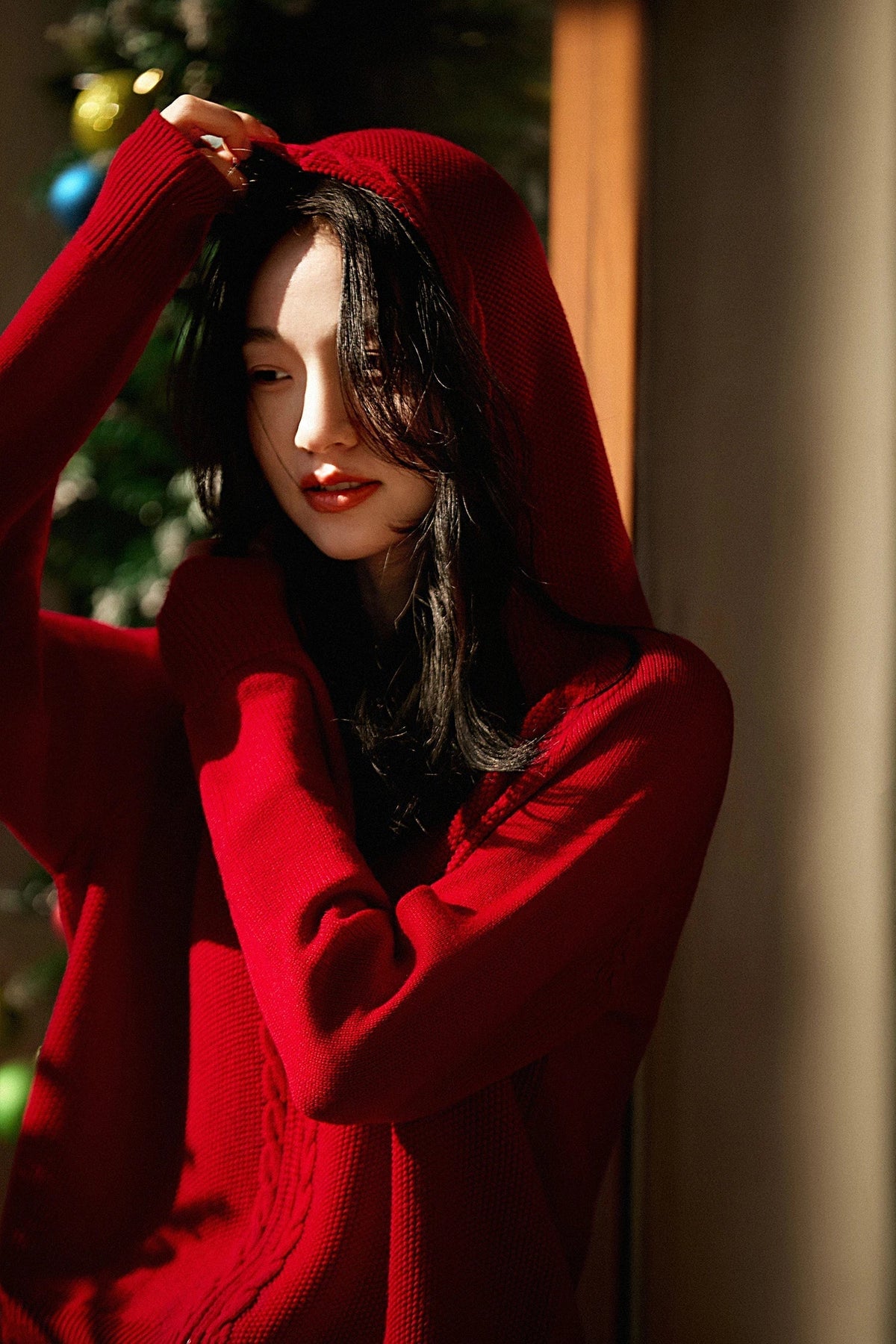 Naomi | Cárdigan de punto trenzado con cremallera