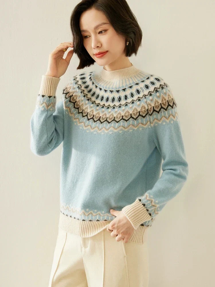 Primrose | Jersey Fair Isle de lana