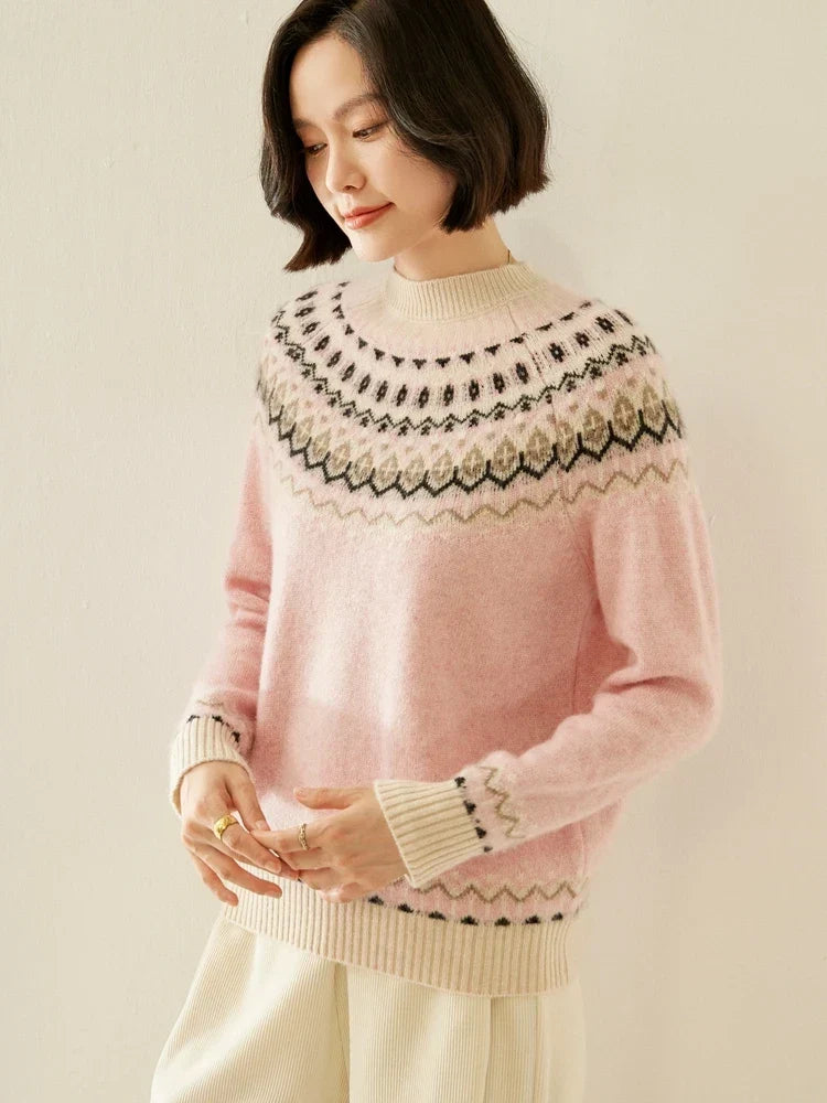 Primrose | Jersey Fair Isle de lana