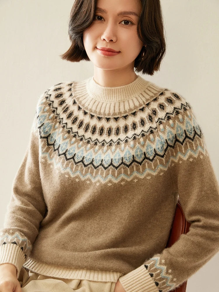 Primrose | Jersey Fair Isle de lana