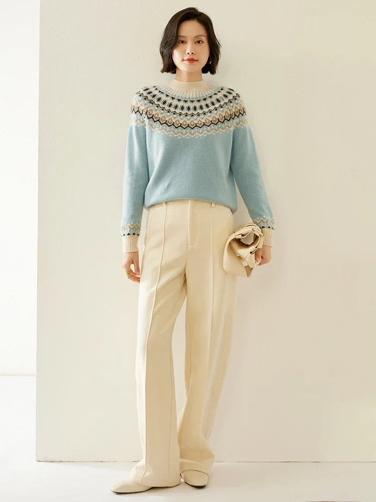 Primrose | Jersey Fair Isle de lana