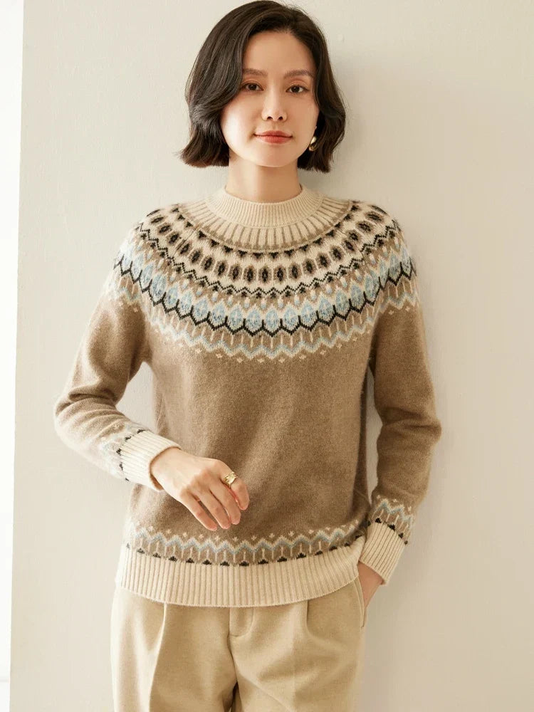 Primrose | Jersey Fair Isle de lana