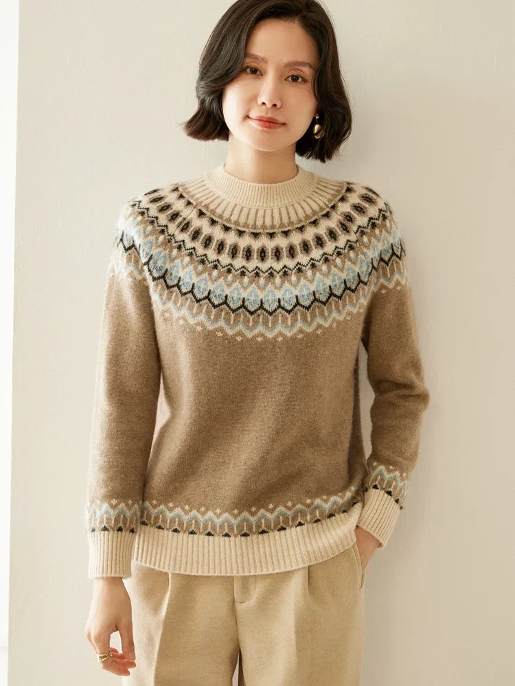 Primrose | Jersey Fair Isle de lana