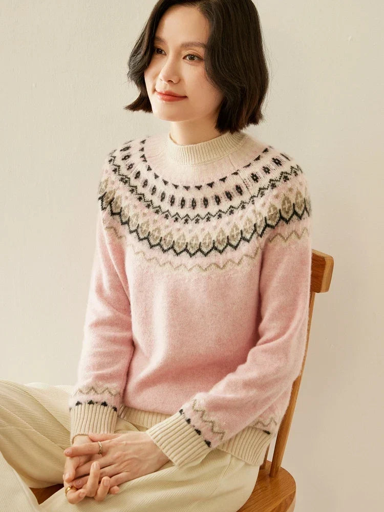 Primrose | Jersey Fair Isle de lana