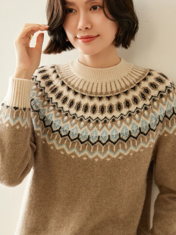 Primrose | Jersey Fair Isle de lana