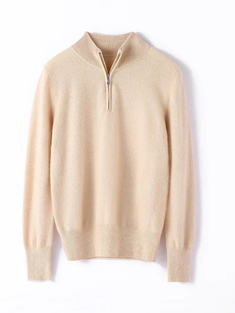 Odette | Merino Wool Half Zip Jumper