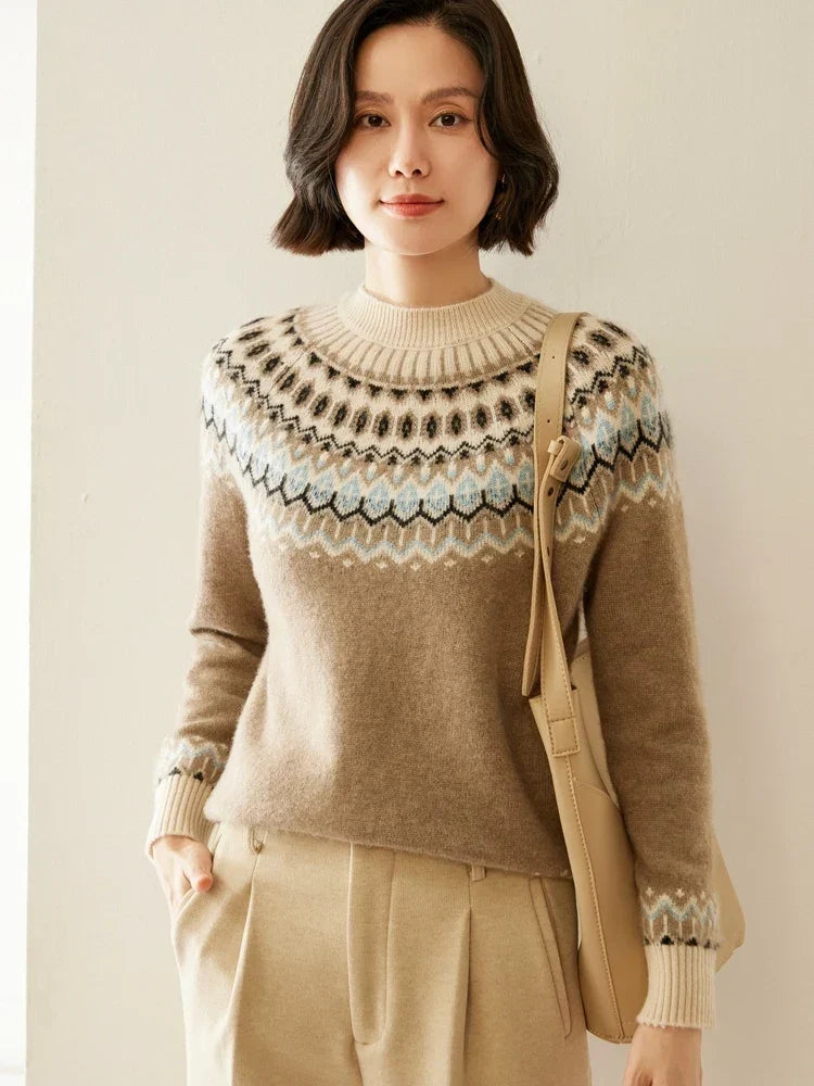 Primrose | Jersey Fair Isle de lana