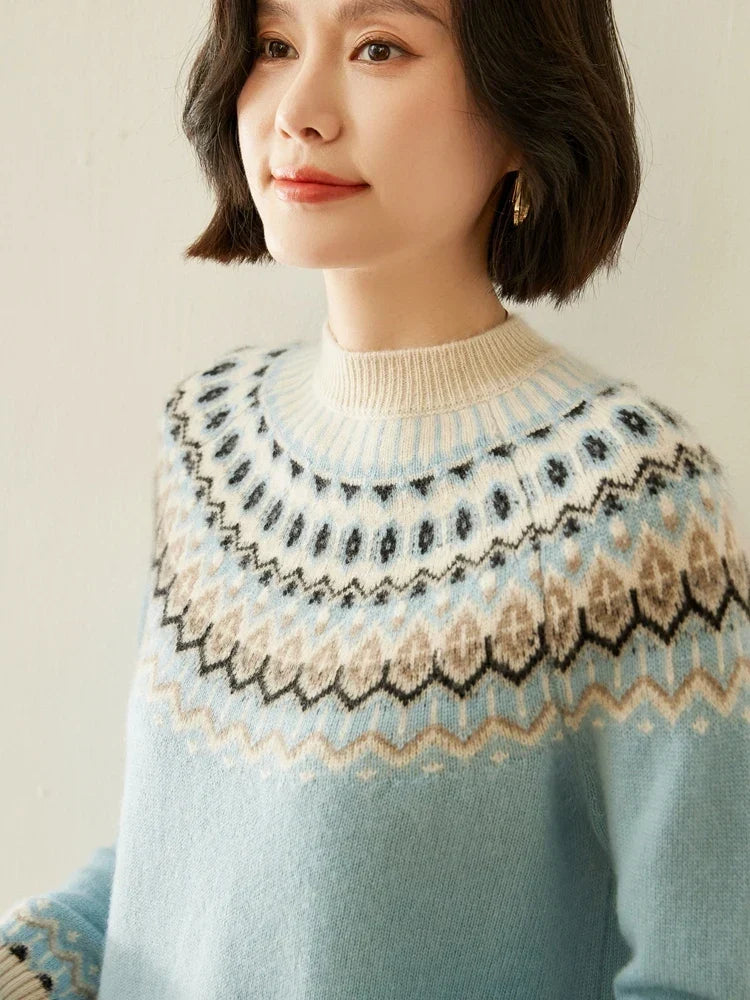 Primrose | Jersey Fair Isle de lana