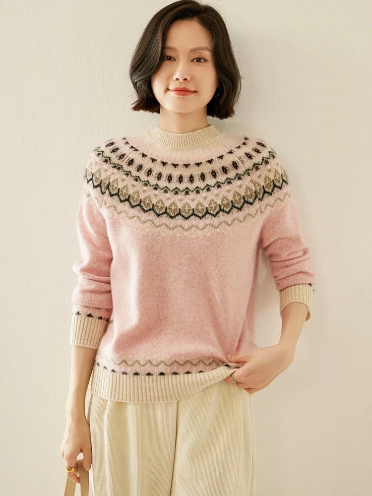 Primrose | Jersey Fair Isle de lana