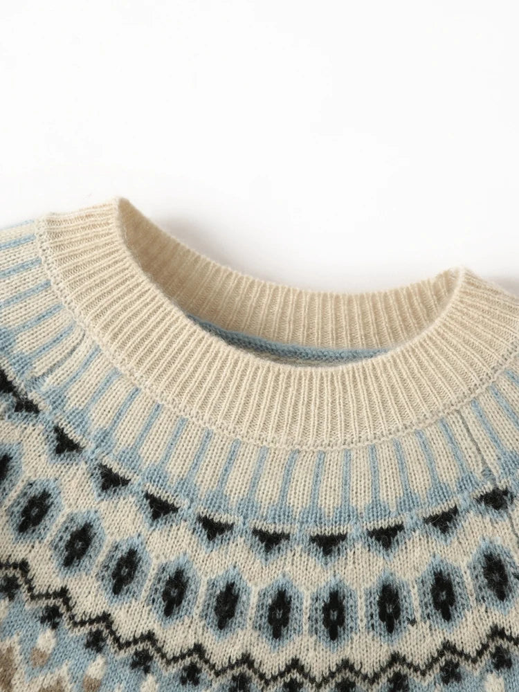 Primrose | Jersey Fair Isle de lana