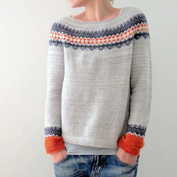 Edith | Forest Motif Knit Jumper