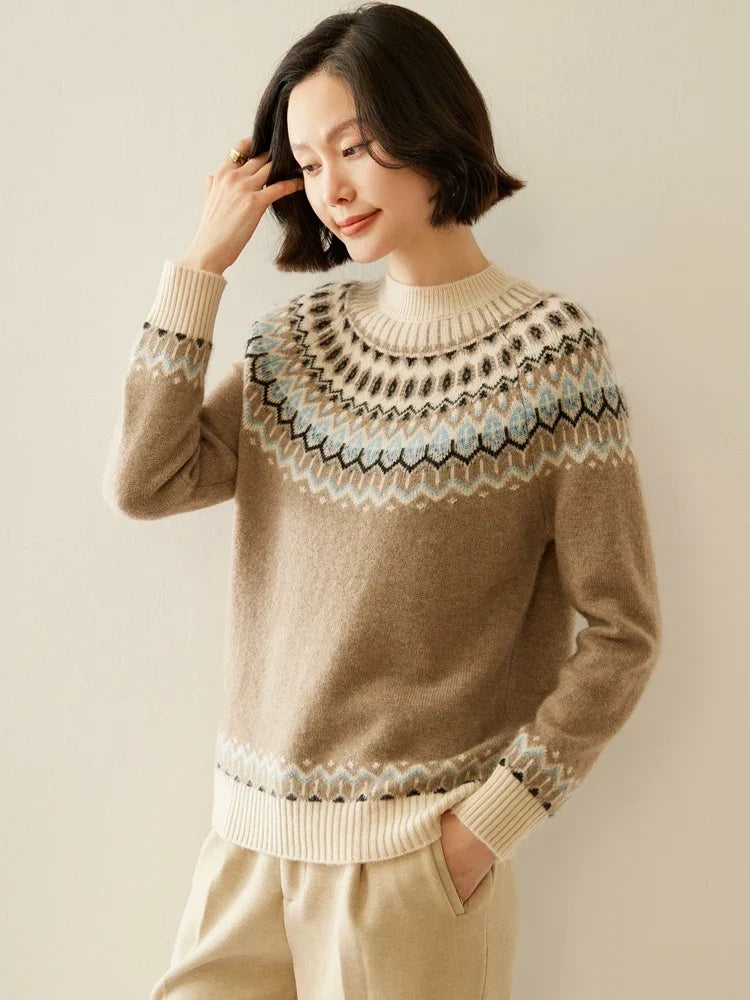 Primrose | Jersey Fair Isle de lana