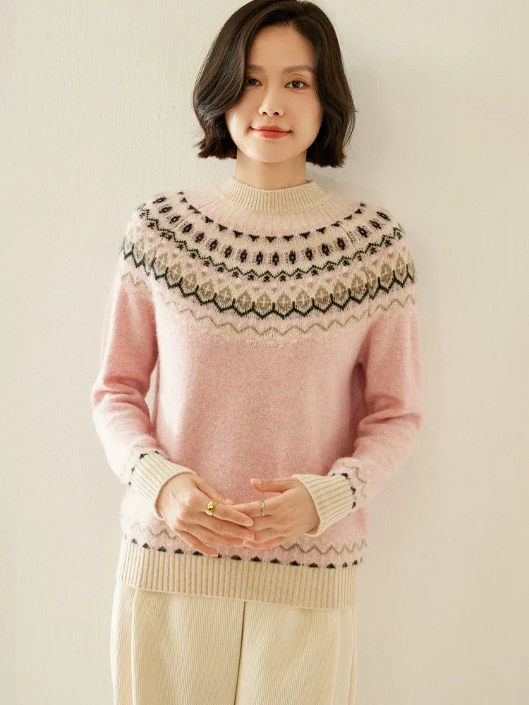 Primrose | Jersey Fair Isle de lana