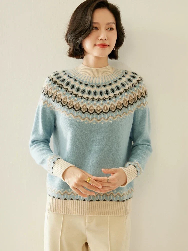 Primrose | Jersey Fair Isle de lana