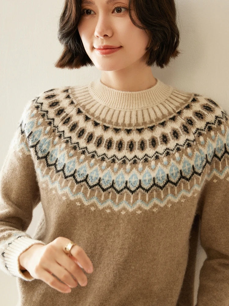 Primrose | Jersey Fair Isle de lana