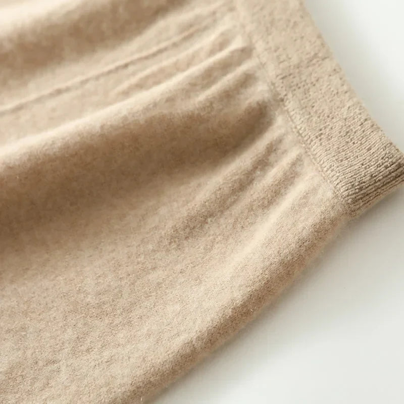 Ramona | Wool Knit Midi Skirt