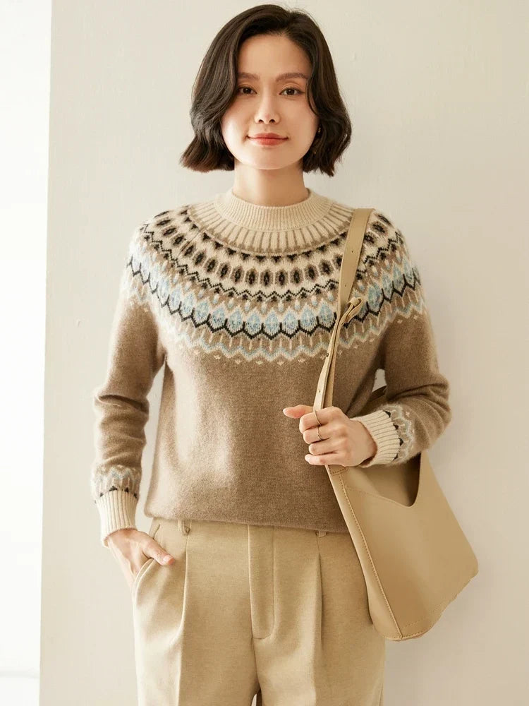 Primrose | Jersey Fair Isle de lana