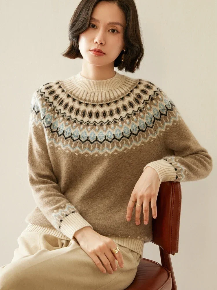 Primrose | Jersey Fair Isle de lana