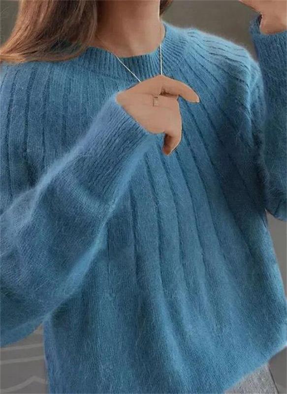 Amelia | Ribbed Crew Neck Jumper