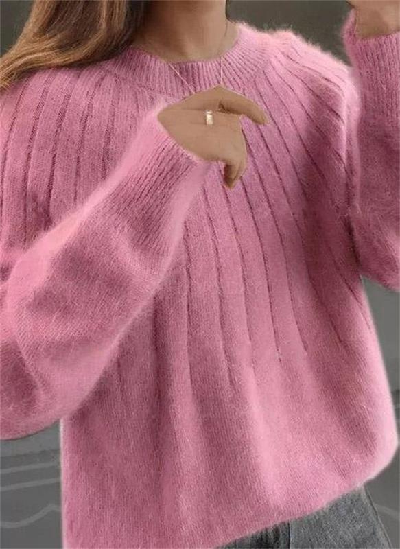 Amelia | Ribbed Crew Neck Jumper