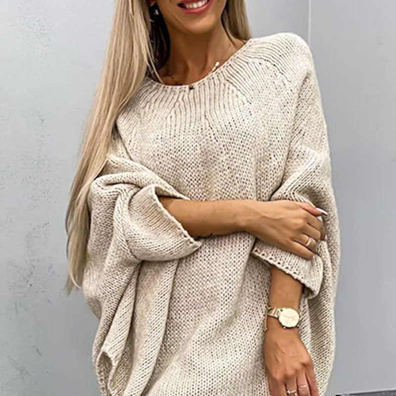 Blythe | Jersey de punto murciélago oversize