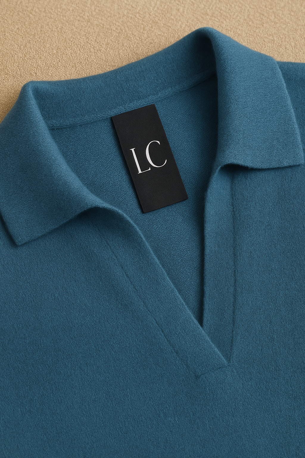 Nell | Merino Wool Collared Knit Polo Top