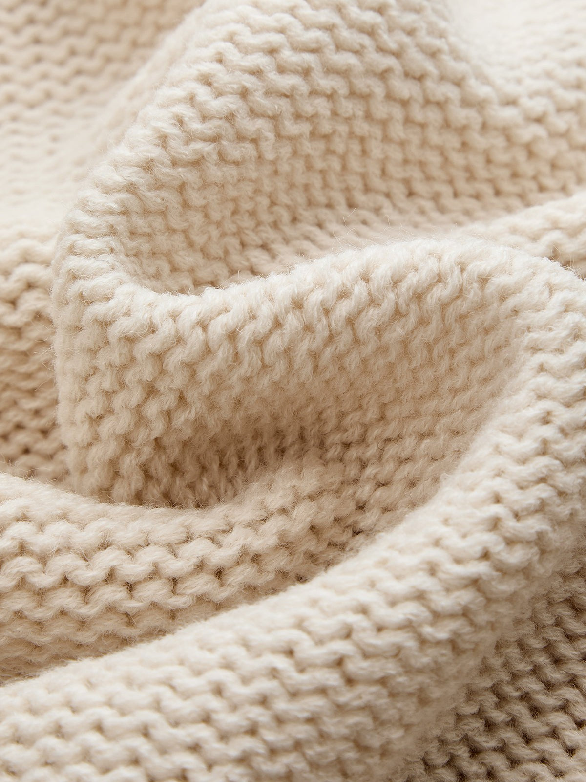 Cable knit wool jumper