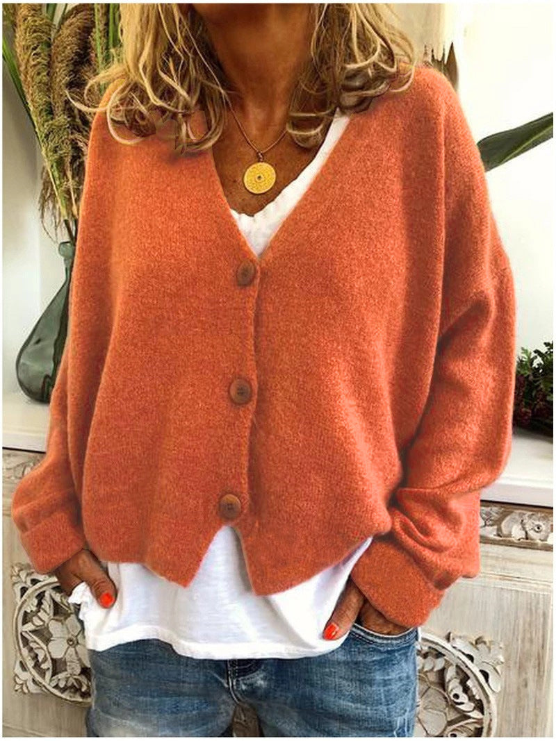 Henrietta | Relaxed V-Neck Cardigan