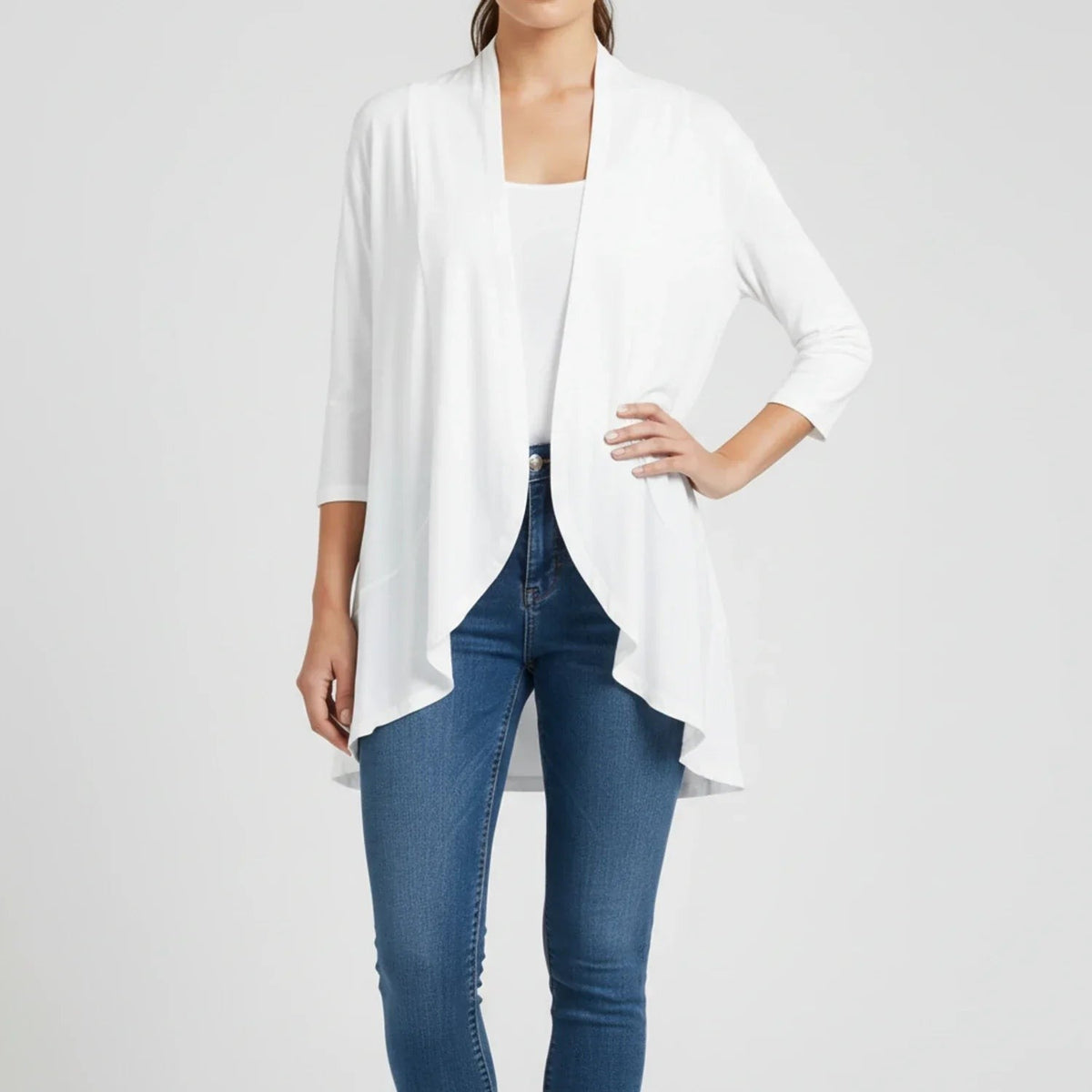 Draped waterfall cardigan