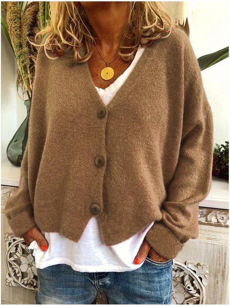Henrietta | Relaxed V-Neck Cardigan