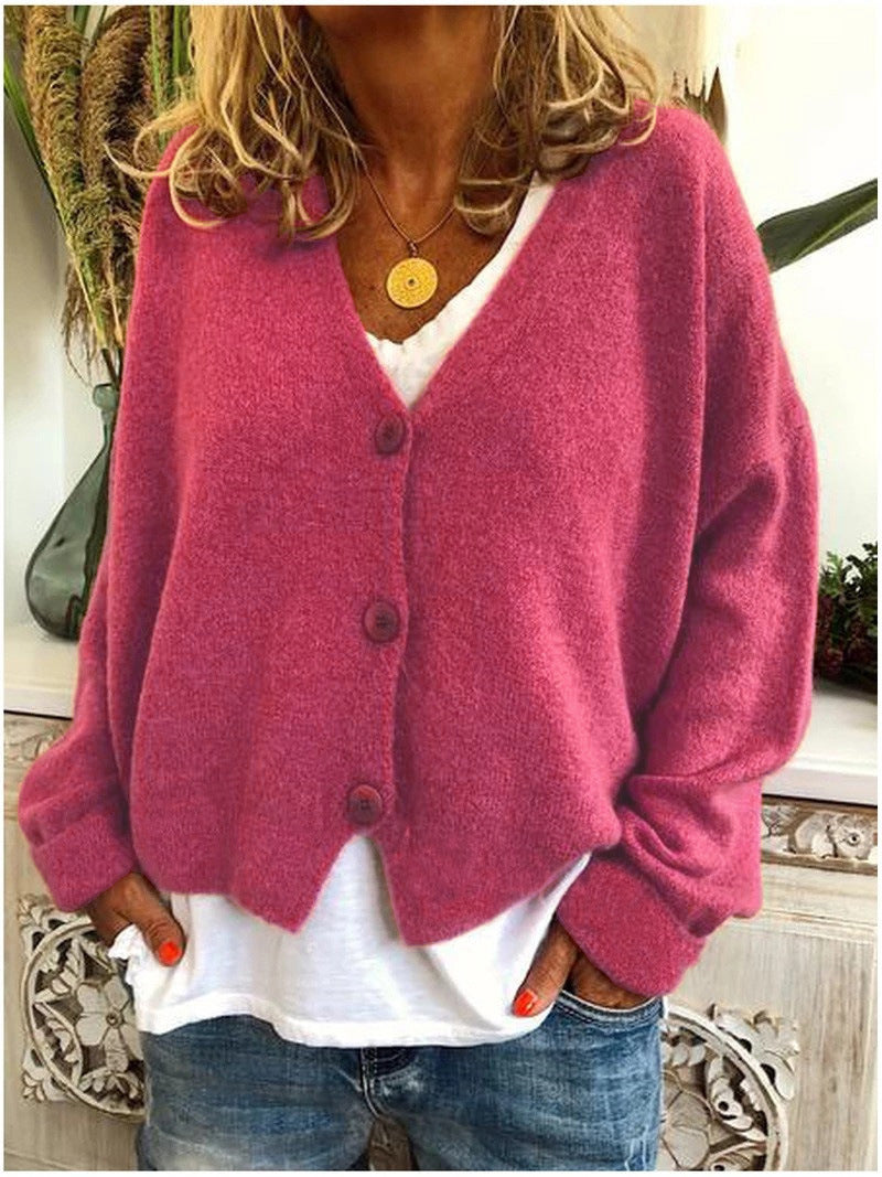 Henrietta | Relaxed V-Neck Cardigan