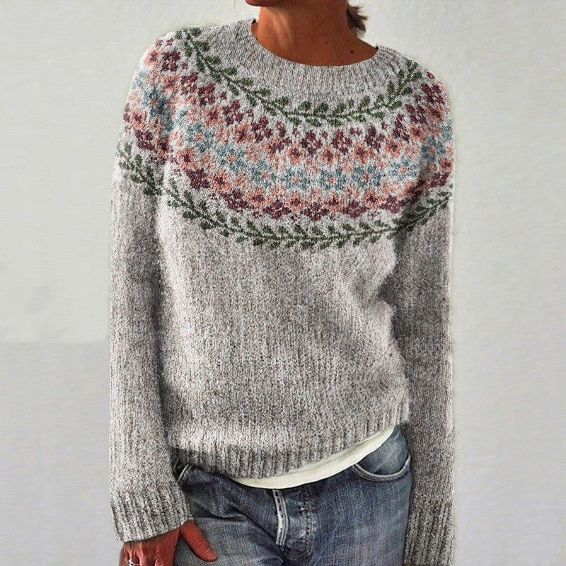 Fair isle crew neck jumper