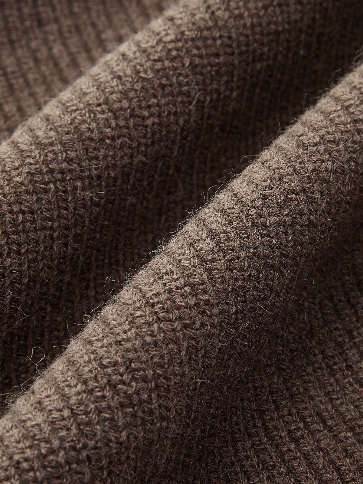 Layered shirt crew neck jumper