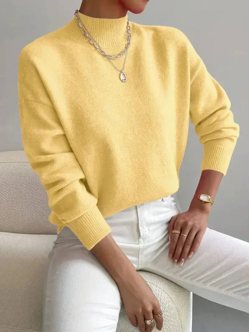 Clarissa | Soft Mock Neck Jumper