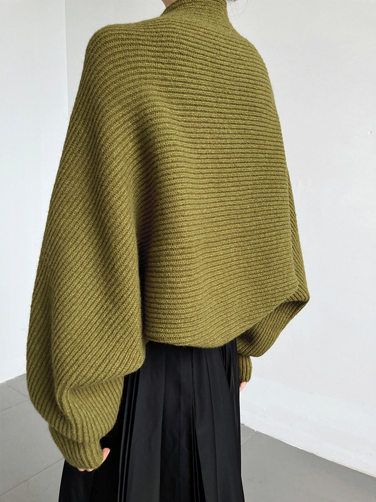 Ribbed bolero shrug cardigan