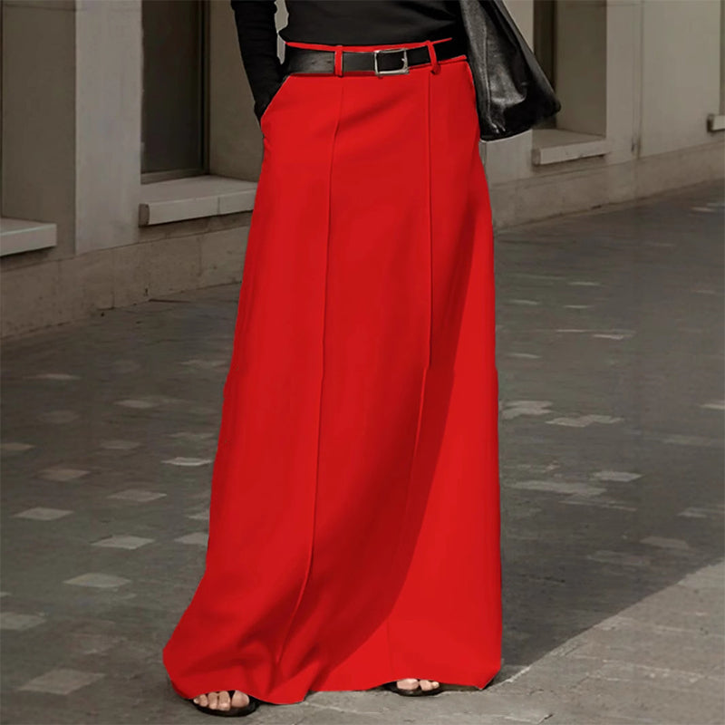 Penelope | High Waisted A-Line Maxi Skirt