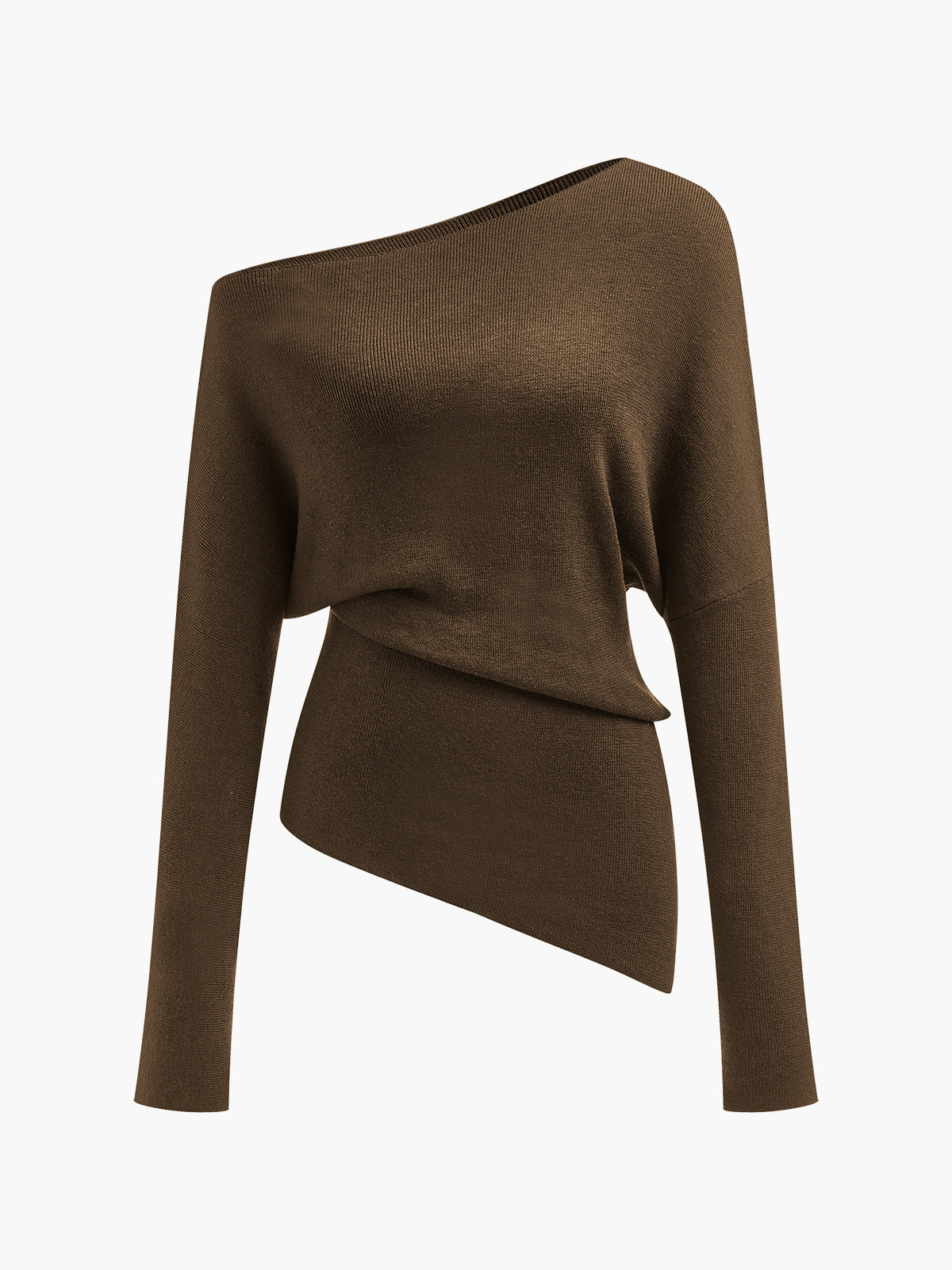 Selina | Jersey de un Hombro de Lana Merina